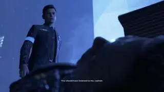 Connor vs. SWAT unit on rooftop [Detroit: Become Human]
