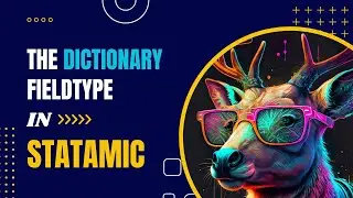 Trying out Statamic's new Dictionary Fieldtype