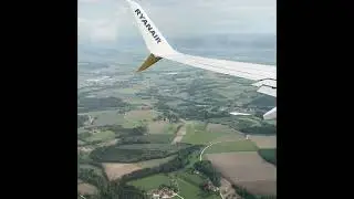 # Ryanair Landing Approach Linz Airport RWY09