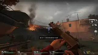 Left 4 Dead 1 Gameplay Multiplayer Campaign The Sacrifice Chapter The Docks