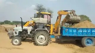 Eicher 333 in full sand dumper 
