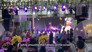 Philippine customers purchased EA500C3  EagerLED LED video wall rental.