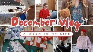 Sewing & Farm Life Vlog✨| My Only Vlogmas🎄Video