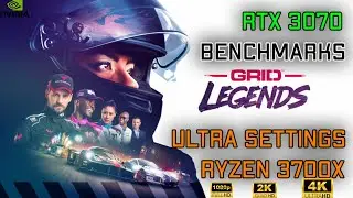 Grid Legends Ultra Settings | All Resolutions Benchmarks | RTX 3070 | Ryzen 3700X