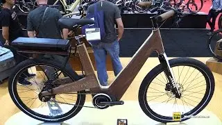2017 Renovo El Wood Electric Wooden Bike - Walkaround - 2016 Interbike Las Vegas