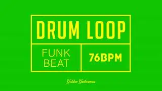 Funk Drum Loop 76 BPM