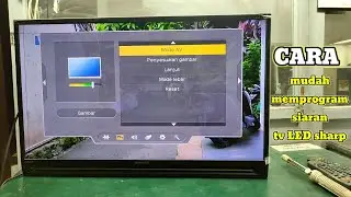 Cara memprogram tv LED sharp