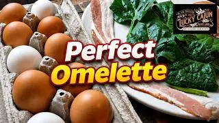 How to Make a Fluffy Omelette with Spinach, Bacon & Cheese