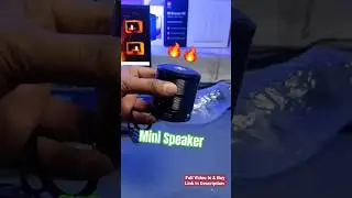 Mini Bluetooth Speaker WS-887 🔥 #shorts #speaker