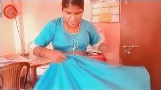Sea Green Saree Draping @SareeDrapingTutorial