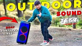 Boat PartyPal 400/390 Party Speaker | Outdoor Sound Test | 160W | Powerful Loudness | Only ₹15k