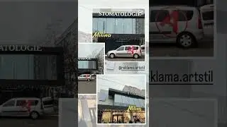 Большие объёмные световые буквы в г. Кишинёв