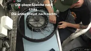 Projekt Dnepr K750 -  Felgen Einspeichen und Zentrieren