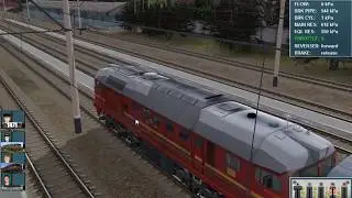 обзор тепловоза м62 1845 ts12