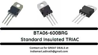 BTA06 600BRG Standard Insulated TRIAC