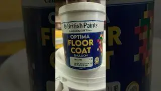 #OPTIMA FLOOR COAT EMULSION #BRITISH PAINTS