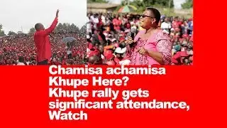 Chamisa Achamisa Khupe here, Khupe Rally gets significant attendance, Zimbabwe Latest Breaking News