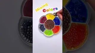 Mixing Colors | Color Mixing Experiment with Bubbles #coloringforkids #mixcoloring #shorts #kids