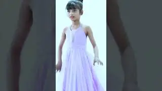 KIYOO KIDS LAVENDER HALTER NECK BACKLESS GOWN & HEAVILY RUFFLED HEM #kiyooclothing #trending #kiyoo