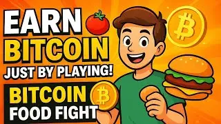 Bitcoin Food Fight Gameplay | Legit Play-to-Earn Bitcoin Game 2025