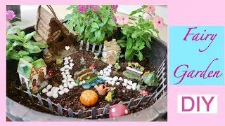 DIY Fairy Garden 💜 Cute & Inexpensive * Upcycle | Dollar Tree DIY