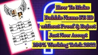 How To Make Facebook Bubble Name Account 2022 || How To Create Bubble Name Facebook Account 2022
