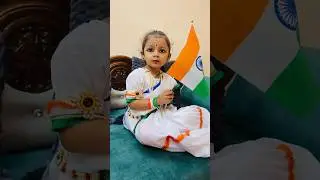 Tooktook Bharat mata banke ready h mummy kha chali gai #independenceday #happyindependenceday