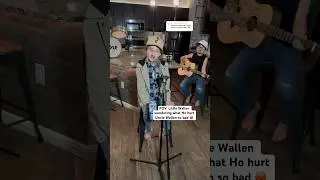 Lies Lies Lies - Little Wallen (Abbey Road Kitchen Sessions) 🍽️ #morganwallen #shorts