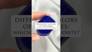 Different Colored Sapphire Rings: Which is your favorite? | Sapphire Engagement Rings
