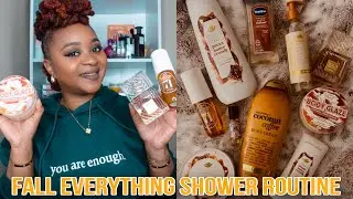 MY 2024 FALL EVERYTHING SHOWER ROUTINE | VANILLA & CARAMEL + LAYERING COMBO |