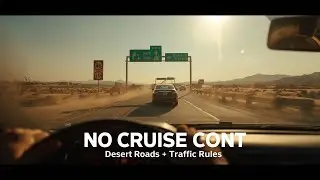 No Cruise Control, No Shortcuts: Driving a Nissan Sunny Through Desert Roads & Strict Traffic Rules