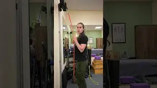 Mid Trap Pull Down and Shoulder ER with Resistance Band