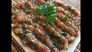EASY EZME SALAD (ACILI EZME SALATASI)(TURKISH PEPPER SALAD) 4K