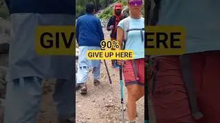 Is this the most dangerous trek in Pakistan? ⚠️ #shorts #nature