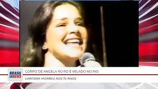 CORPO DE ANGELA RO RO &Eacute; VELADO NO RIO CANTORA MORREU AOS 75 ANOS
