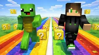 MINECRAFT BUT IT'S A LUCKY BLOCK RACE? (PART 1)
