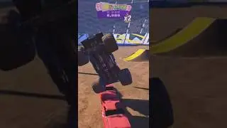 Monster jam showdown freestyle  Max-D front flip#monsterjam #gaming #monstertruckjump #motorsport