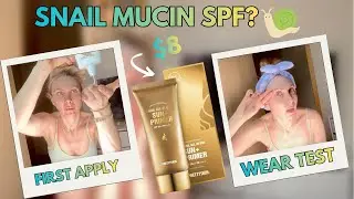 Обзор солнцезащитного крема Pretty Skin Snail | SPF и праймер в одном?! 🐌