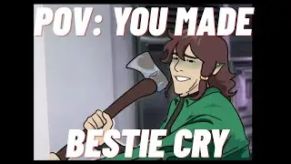 Someone made my best friend cry doo da // Dnd short animation