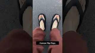 Custom soft flip flops | Men fashion style | Breathable slides #shorts