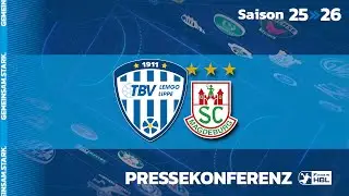 Pressekonferenz: TBV Lemgo Lippe - SC Magdeburg (29.08.2025)