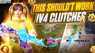 THIS SHOULD NOT HAVE WORKED 😳🔥 | BGMI 1v4 CLUTCHES
