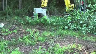 Land Clearing Mulcher DENIS CIMAF DAH-080C on Yanmar SV100