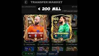 Best Cheap Budget GK🔥 [ 100-550 Mill ] #fcmobile #eafc24 #shorts