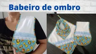 Babeiro de ombro /enxoval do bebê