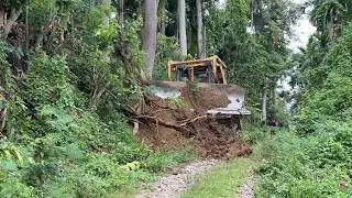 Excellent Extreme Journey of the D6R XL Bulldozer Opening Mountain Access