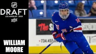 2025 NHL Draft : William Moore - 24-25 Highlights