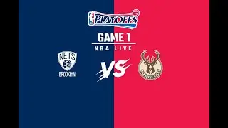 [LIVE] Brooklyn Nets vs Milwaukee Bucks Full Game HD Game 1 Eastern Conf Semis NBA Check Description