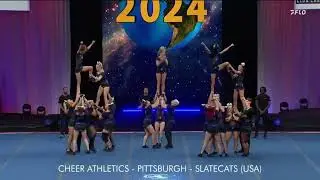 The Cheerleading Worlds Saturday - Cheer Athletics Pittsburgh - SlateCats(IOSC6)
