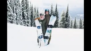 Snowboarding Montana - Whitefish Mountain
